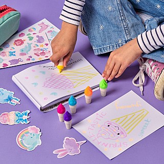 Sweet Scoops Scented Neon Highlighters - Set of 6