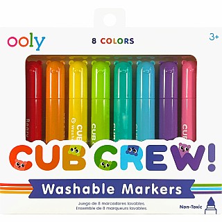 Cub Crew Washable Markers - Set of 8