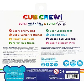 Cub Crew Washable Markers - Set of 8