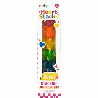 Heart Stacks Stacking Highlighters - 6 Color