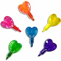 Heart Stacks Stacking Highlighters - 6 Color