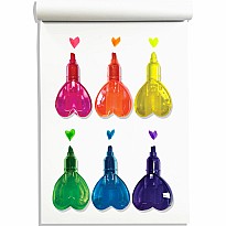 Heart Stacks Stacking Highlighters - 6 Color