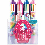 6 Click Pens - Unique Unicorns (Display of 24)