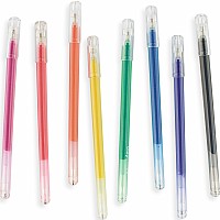 Radiant Writers Glitter Gel Pens - Set of 8