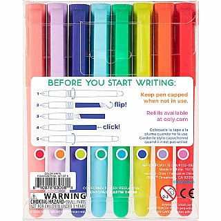 Color Write Fountain Pens 8pk
