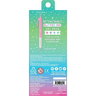 Oh My Glitter Gel Pens 4 Pack