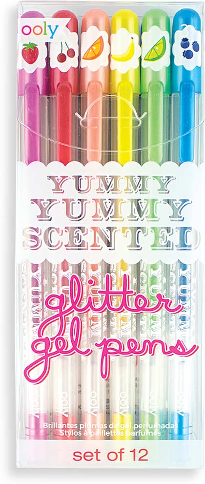 Yummy Yummy Scented Glitter Gel Pens - Yummy Scented Glitter Gel Pens