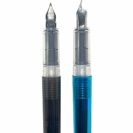 Splendid Duo Fountain Pens - Black & Blue Ink - Set of 2