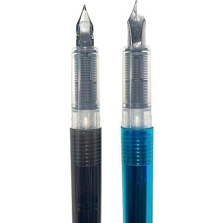 Splendid Duo Fountain Pens - Black & Blue Ink - Set of 2