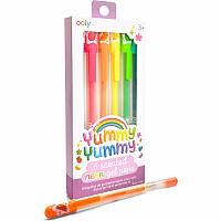 Ooly Yummy Yummy Scented Gel Pens - Neon - Set of 6