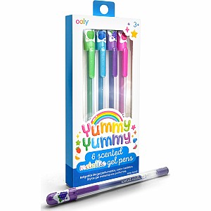 Yummy Yummy Scented Gel Pens - Metallic - Set of 6