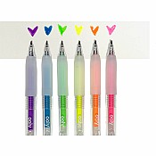 Jelly Gloss Neon Multi-Surface Deco Gel Pens - Set of 6