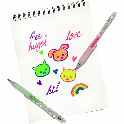 Jelly Gloss Neon Multi-Surface Deco Gel Pens - Set of 6