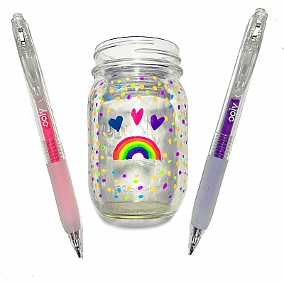 Jelly Gloss Neon Multi-Surface Deco Gel Pens - Set of 6