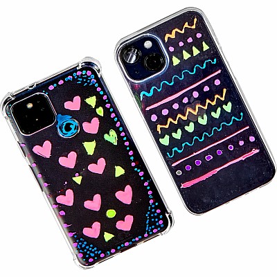 Jelly Gloss Neon Multi-Surface Deco Gel Pens - Set of 6