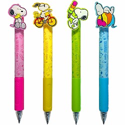 OOLY x Peanuts Black Ink Retractable Gel Pens - Set of 4