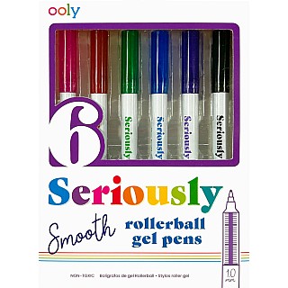 Seriously Smooth Rollerball Gel Pens - Set of 6