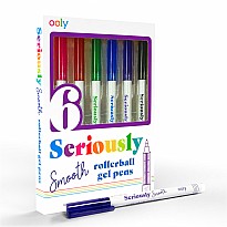 Seriously Smooth Rollerball Gel Pens - Set of 6