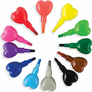 Heart To Heart Stacking Crayons