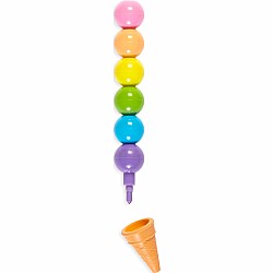 Ice Cream Scoop Stacking Crayons