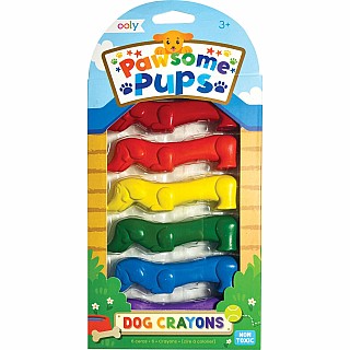 Pawsome Pups Dog Crayons - Set of 6