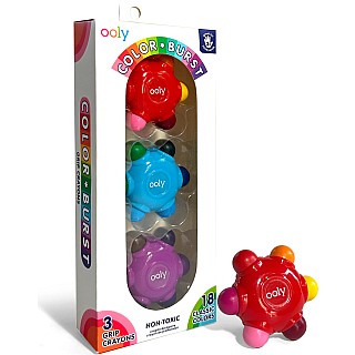 Color Burst Crayons - Set of 3