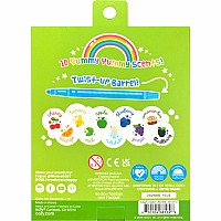 Yummy Yummy Scented Twist-Up Crayons - Set of 10