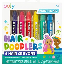 Hair Doodlers Hair Crayons - Set of 6