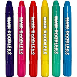 Hair Doodlers Hair Crayons - Set of 6