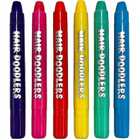 Hair Doodlers Hair Crayons - Set of 6