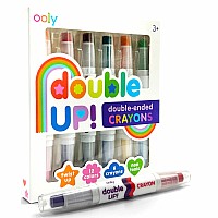 Double Up! Double-Ended Crayons - Set of 6