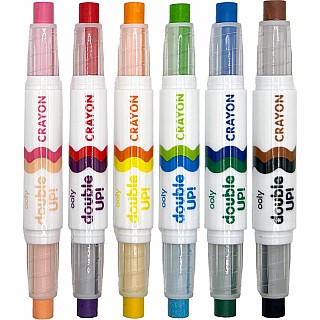 Double Up! Double-Ended Crayons - Set of 6