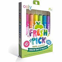 Fresh Pick Apple Scented Gel Crayons - Set of 6