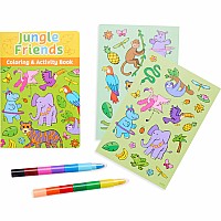 Coloring and Activity Kit Mini Traveler - Jungle Friends