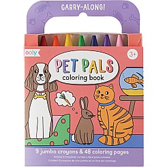 Carry Along Coloring Book Set - Pet Pals