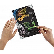 Fantastic Dragon Scratch And Scribble Scratch Art Kit