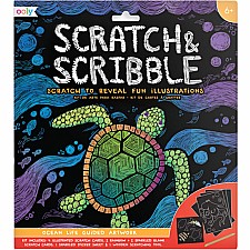 Ocean Life Scratch And Scribble Scratch Art Kit