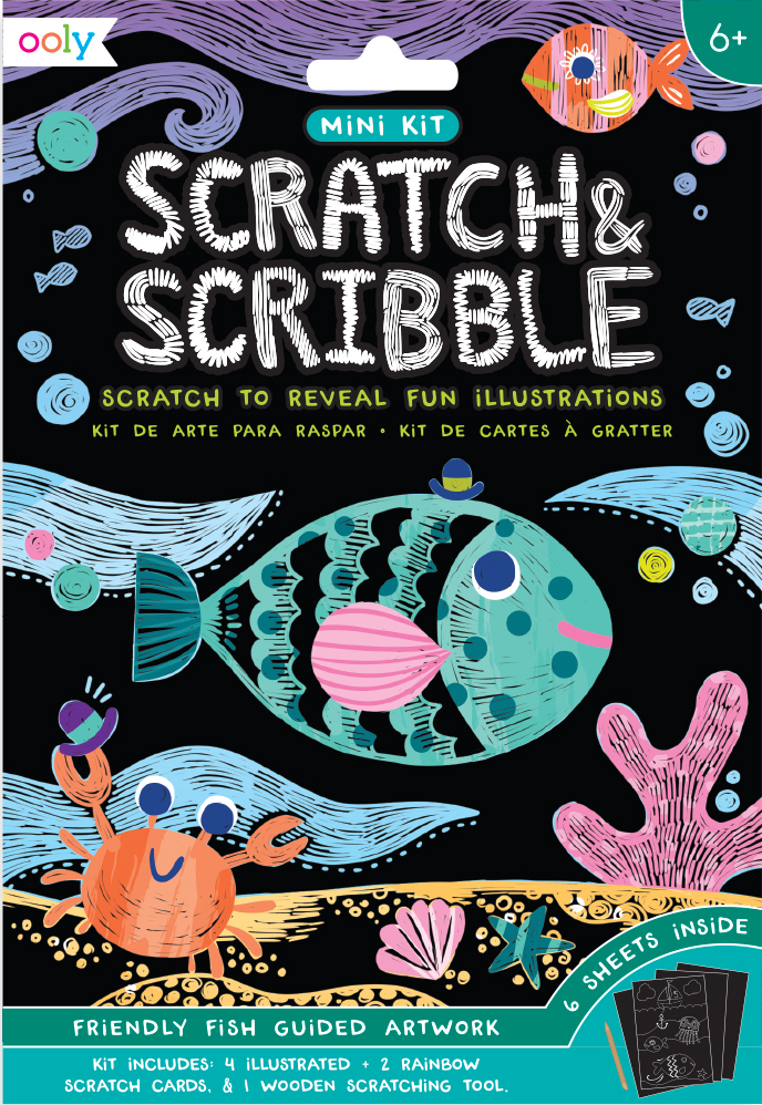 Mini Scratch Scribble Fish