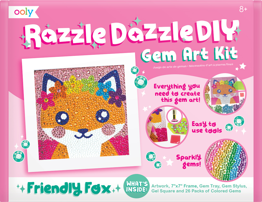 Razzle Dazzle DIY Gem Art Kit-Rad Rainbow – the blue béret
