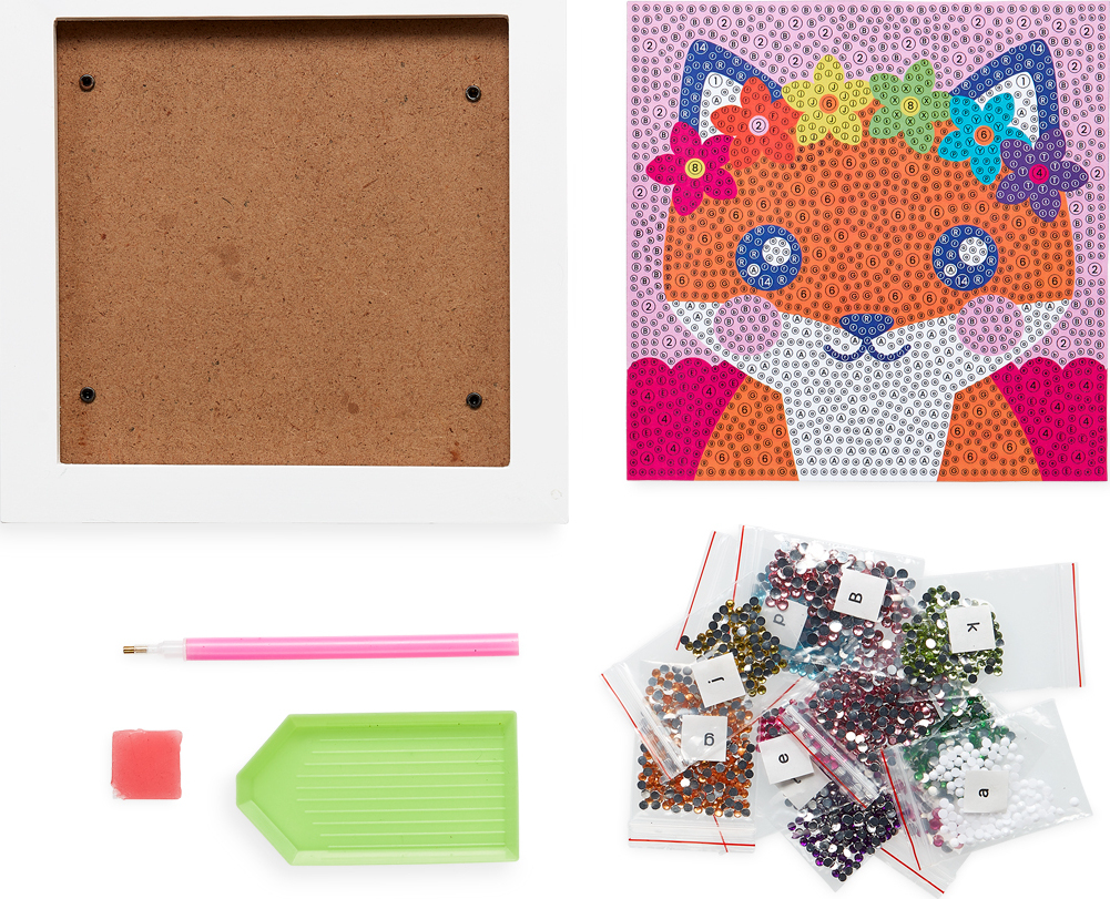 Razzle Dazzle DIY Gem Art Kit - Cutesy Cat - Imagine That Toys