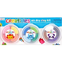 Creatibles Diy Air Dry Clay Kit 15 Pc Set
