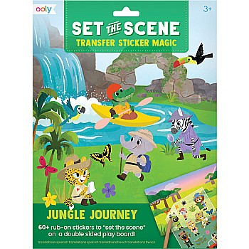 Set the Scene Transfer Stickers Magic, Jungle Journey
