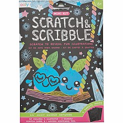 Mini Scratch & Scribble Art Kit: Lil' Juicy - 7 PC Set