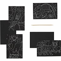 Jungle Fun Mini Scratch and Scribble Art Kit