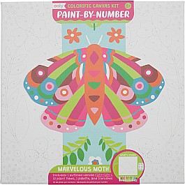 Colorific Canvas Paint By Number Kit - Marvelous Moth
