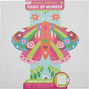 Colorific Canvas Paint By Number Kit - Marvelous Moth