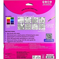 Scenic Hues D.I.Y. Watercolor Art Kit - Flowers & Gardens (17 PC Set)