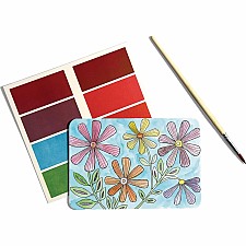 Scenic Hues D.I.Y. Watercolor Art Kit - Flowers & Gardens (17 PC Set)