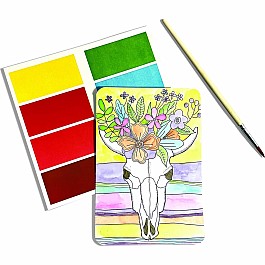 Scenic Hues D.I.Y. Watercolor Art Kit - Desert Getaway (17 PC Set)