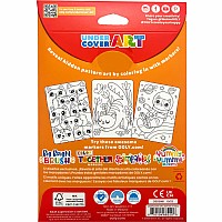 Undercover Art Hidden Pattern Coloring Activity Art Cards - Smitten Kittens